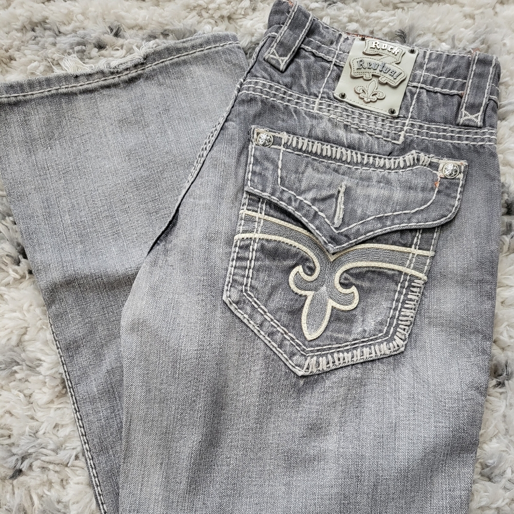 Rock Revival 34x34 Bootcut Gray